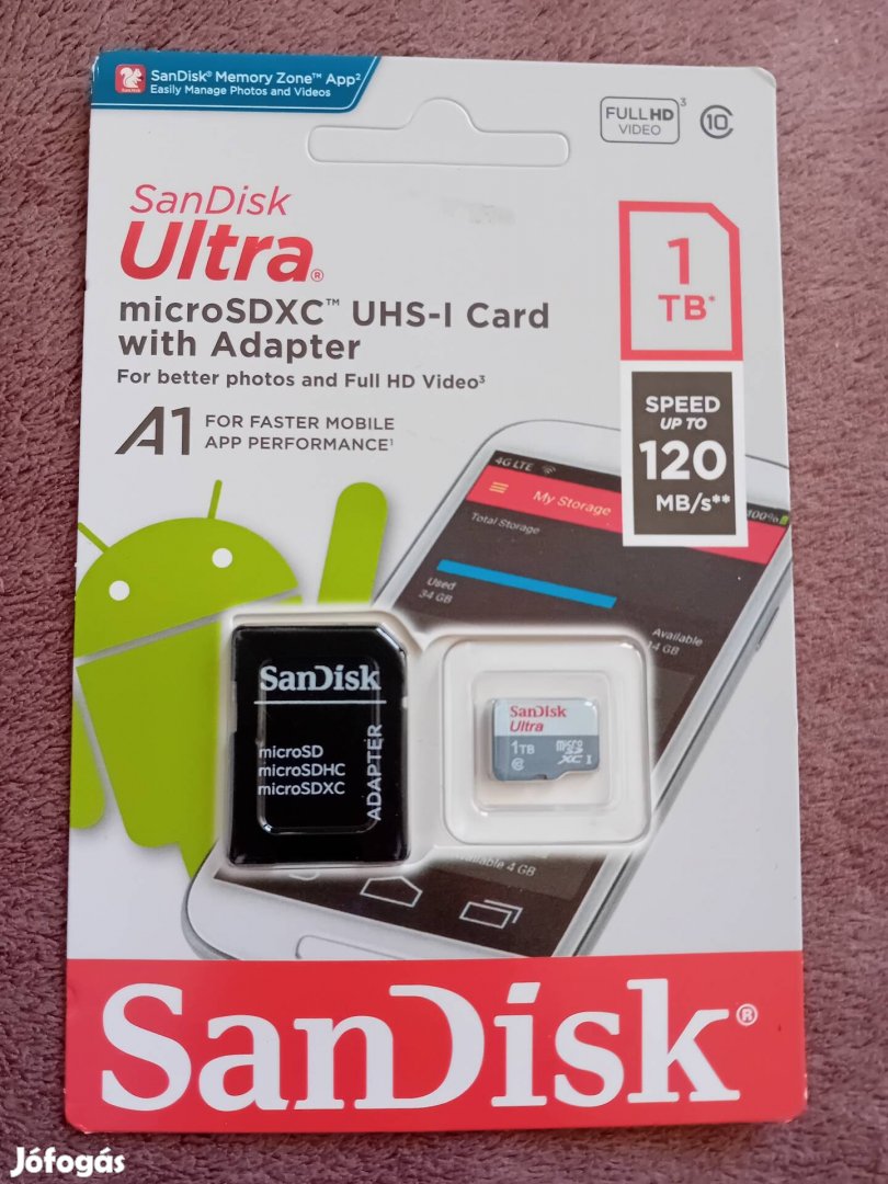 Sandisk Ultra 1 tb memóriakártya