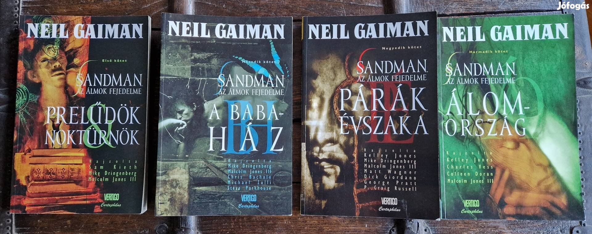 Sandman 1-4 ritka kötet egyben