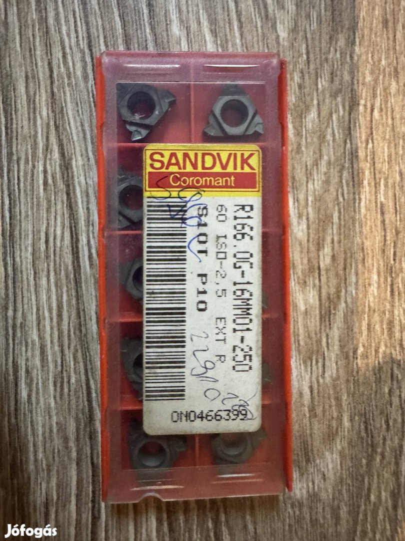 Sandvik Menetvágó lapka 10db R166.0G-16MM01-250