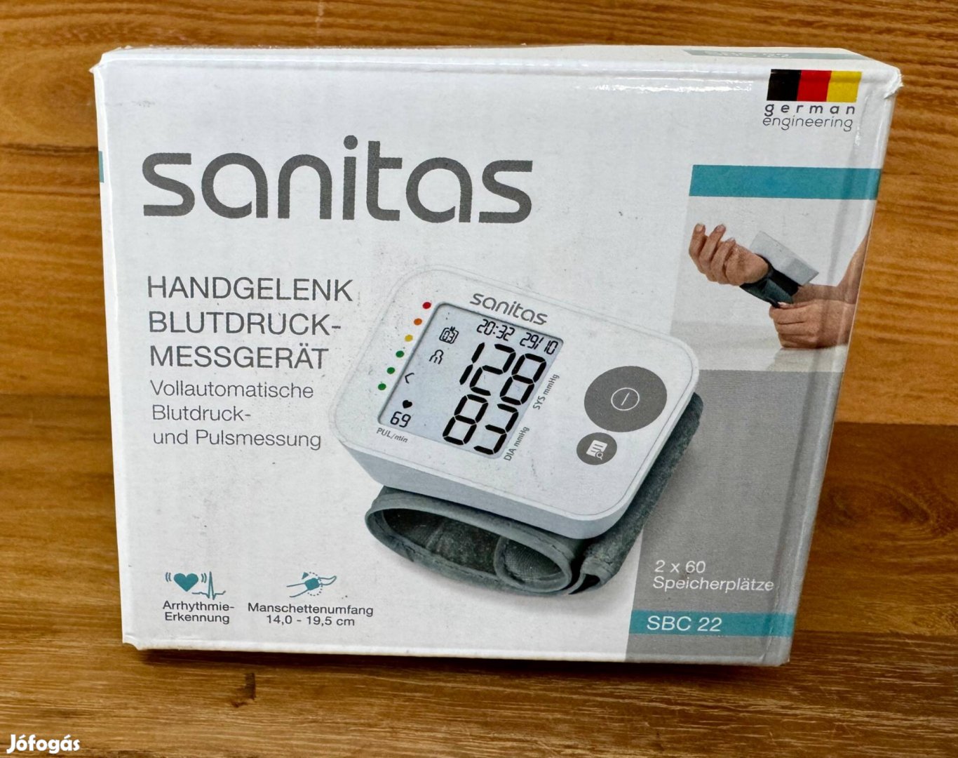 Sanitas SBC 22 vérnyomásmérő új-dobozos