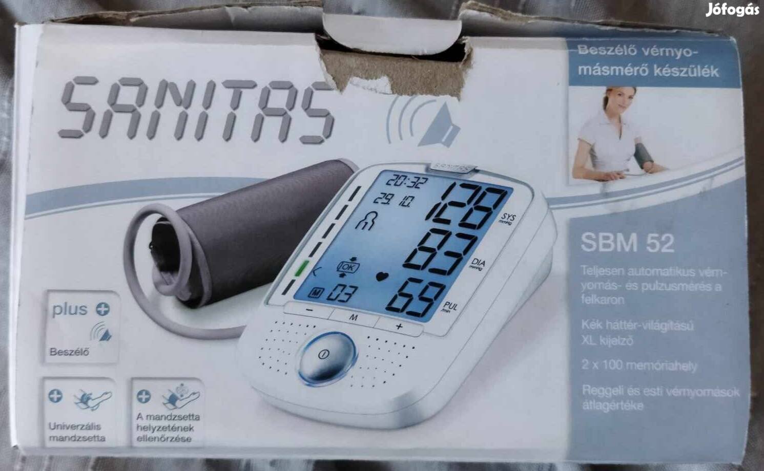 Sanitas beszélő vérnyomásmérő készülék 