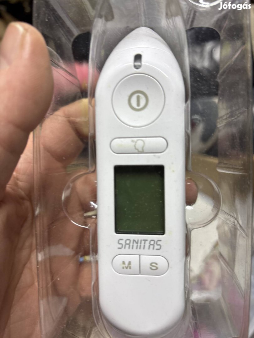 Sanitas hőmérő fűl homlok es palack mérő! Olcsón