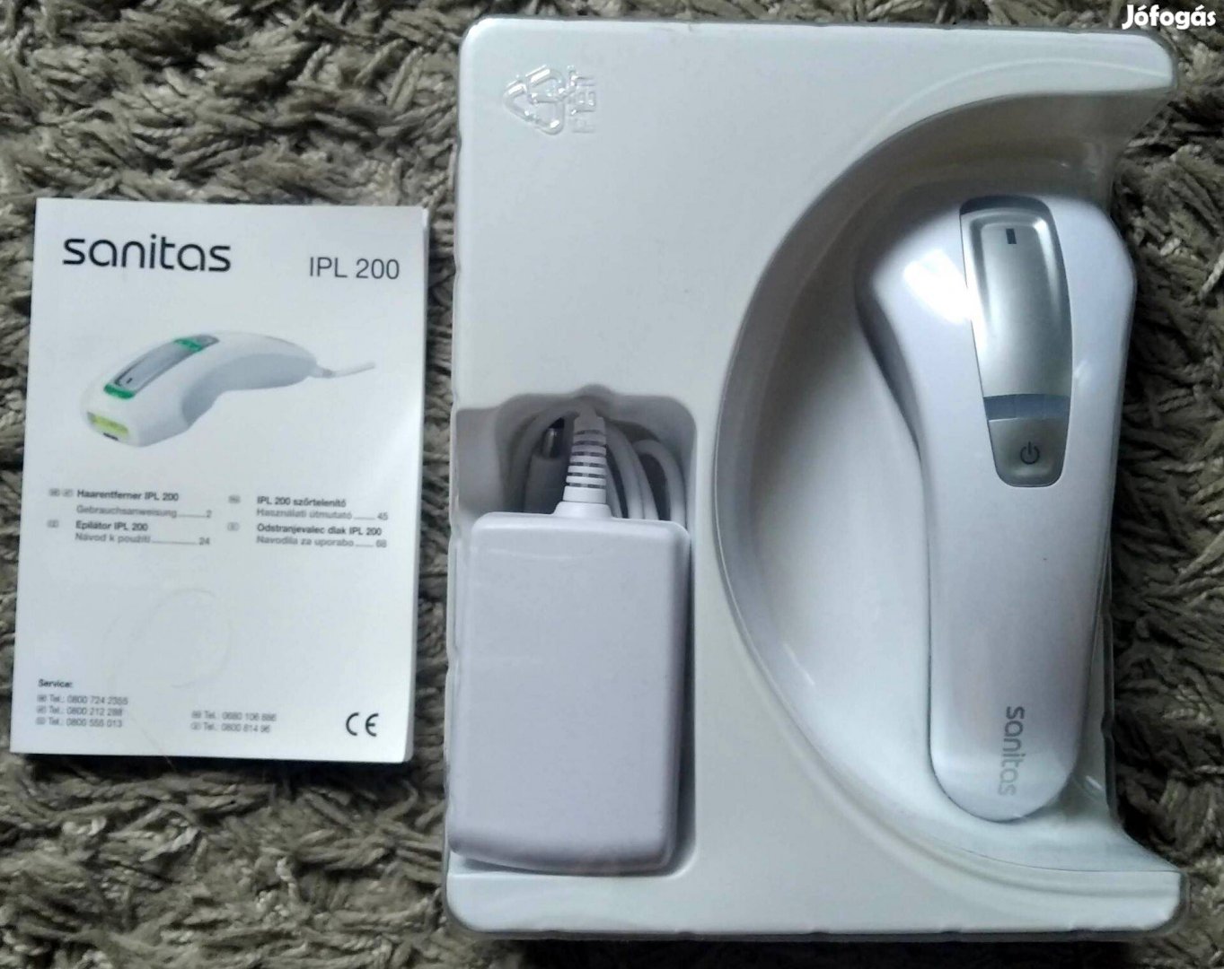 Sanitas ipl, párszor használt, villanófényes tartós