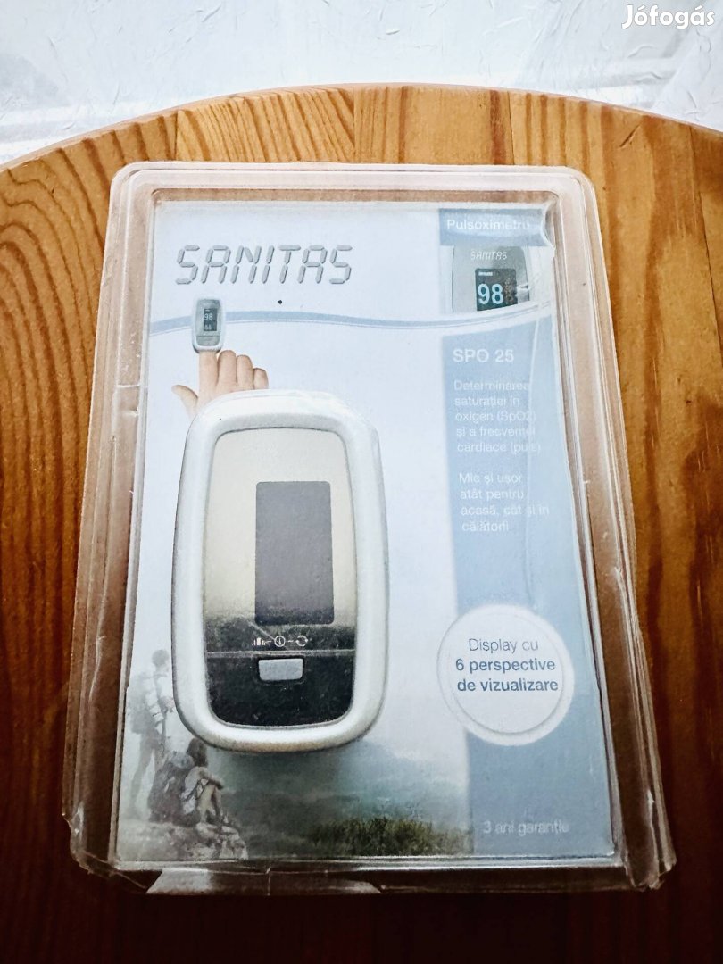 Sanitas pulzoximeter SPO25, véroxigénszint mérő