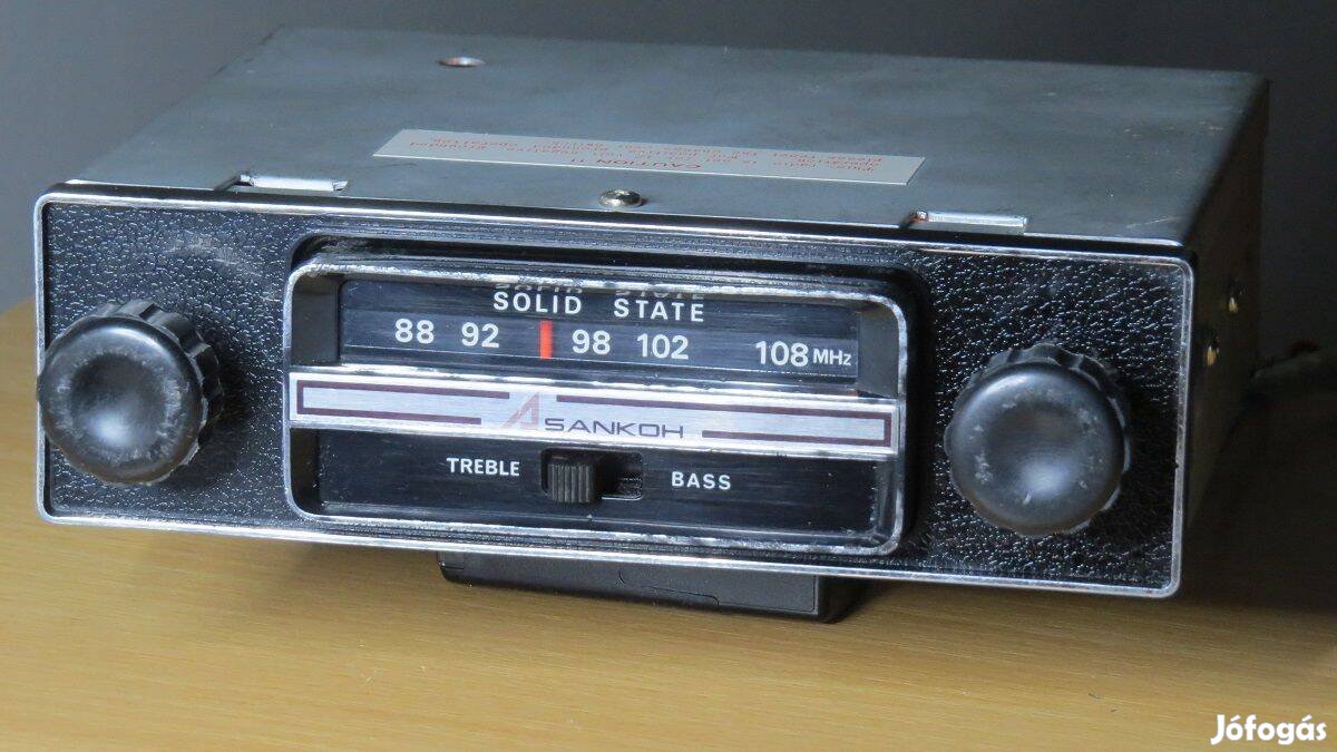 Sankoh régi retro veterán rádió autórádió