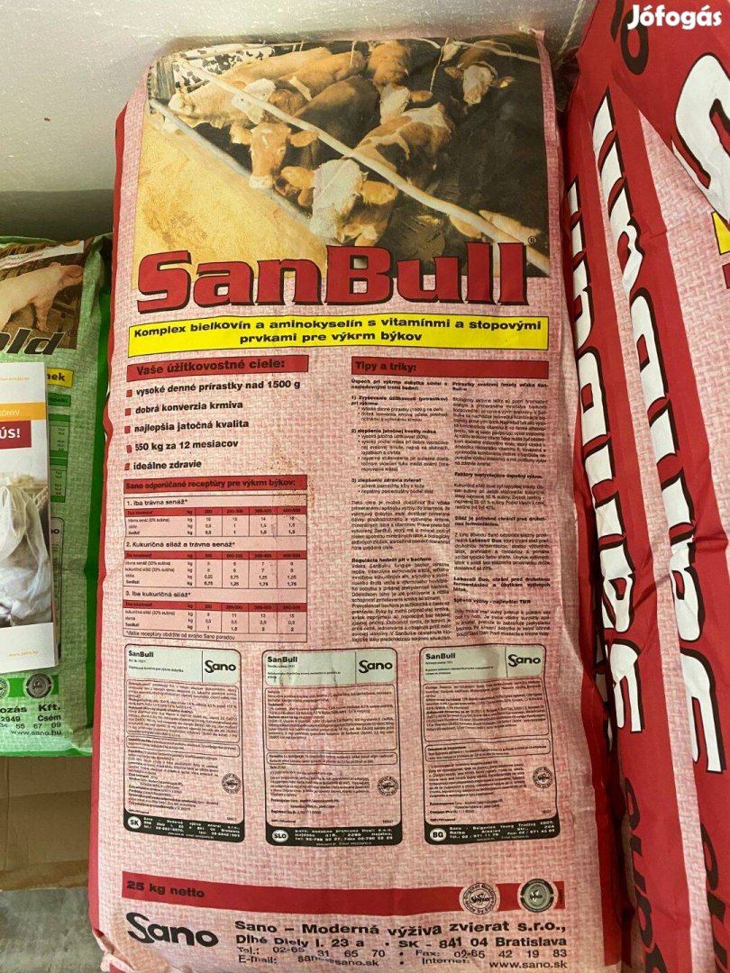 Sano Sanbull hízómarha koncentrátum! 25kg