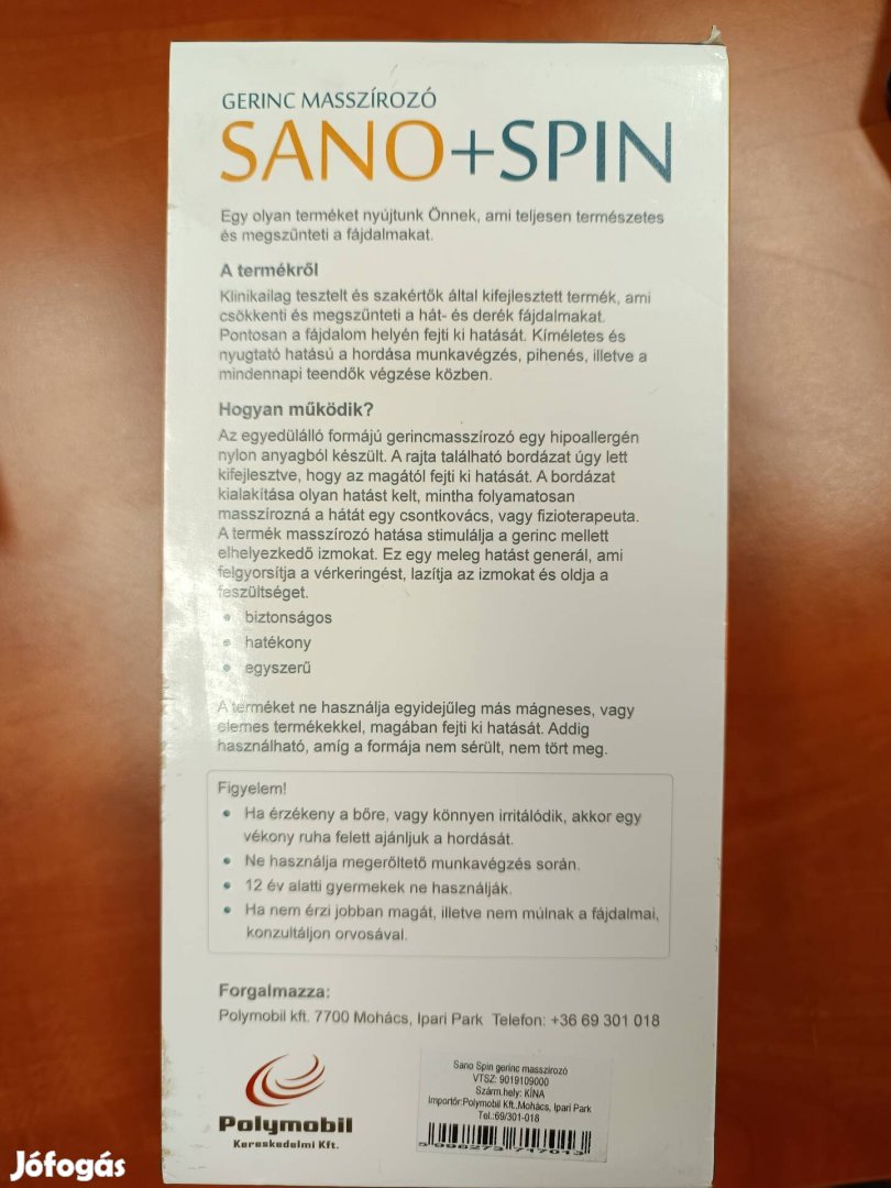 Sano-Spin gerinc masszírozó