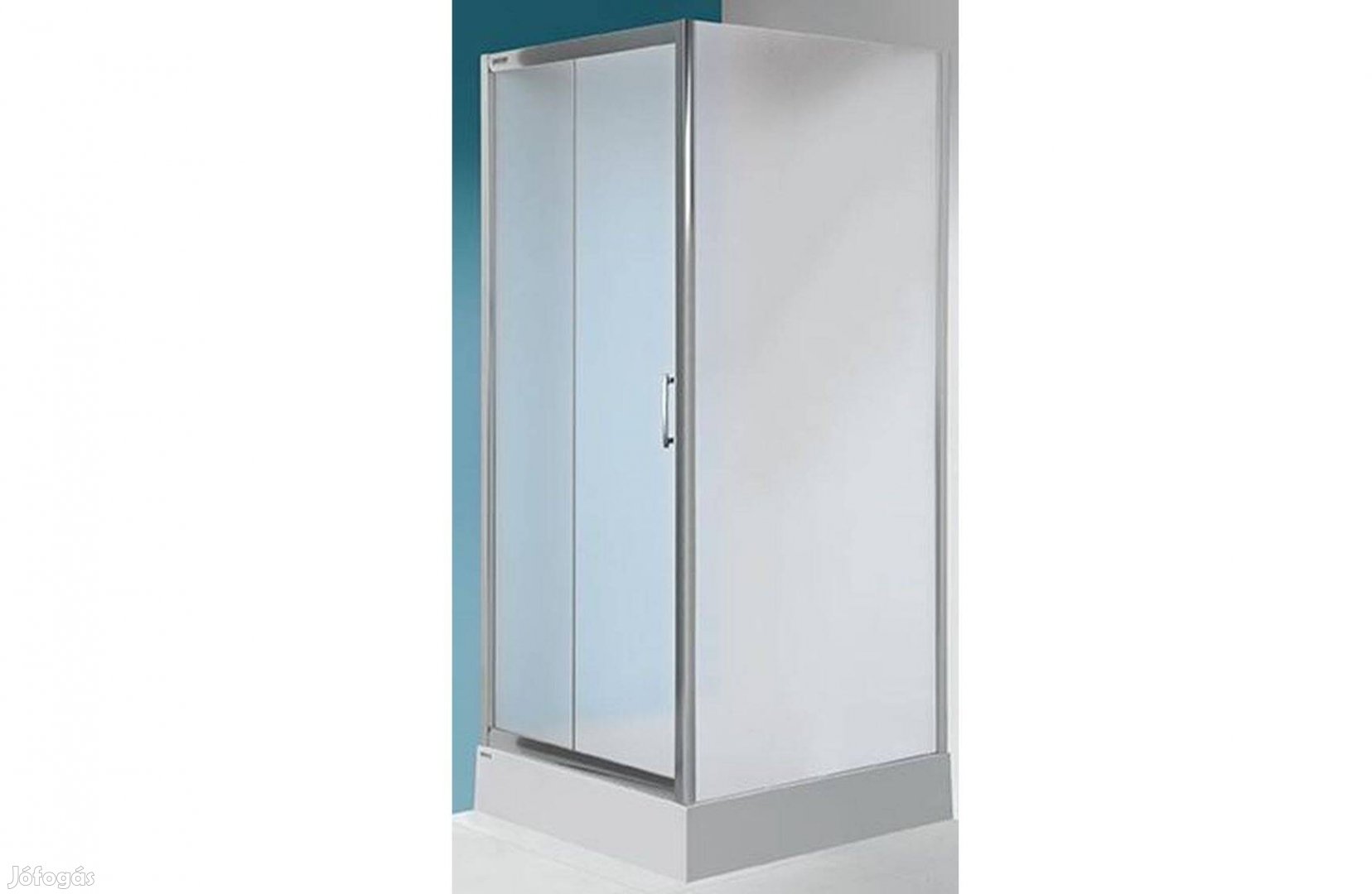 Sanplast 80x80 nyíló ajtós sarok zuhanykabin