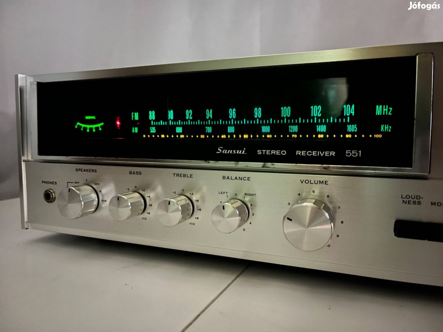 Sansui 551 rádiós erösitö receiver szervizelve