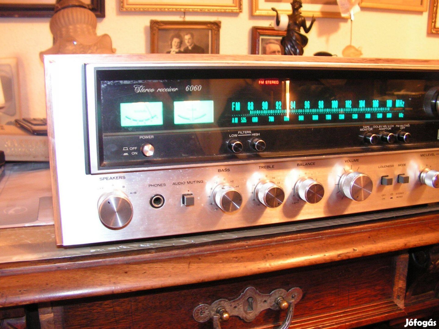 Sansui 6060 High End sztereó rádiós erősítő. Receiver