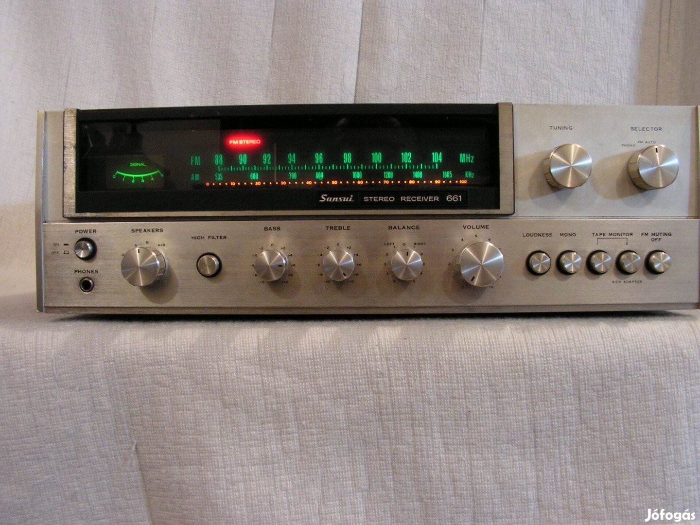 Sansui 661 sztereó rádiós - erősítő. Receiver