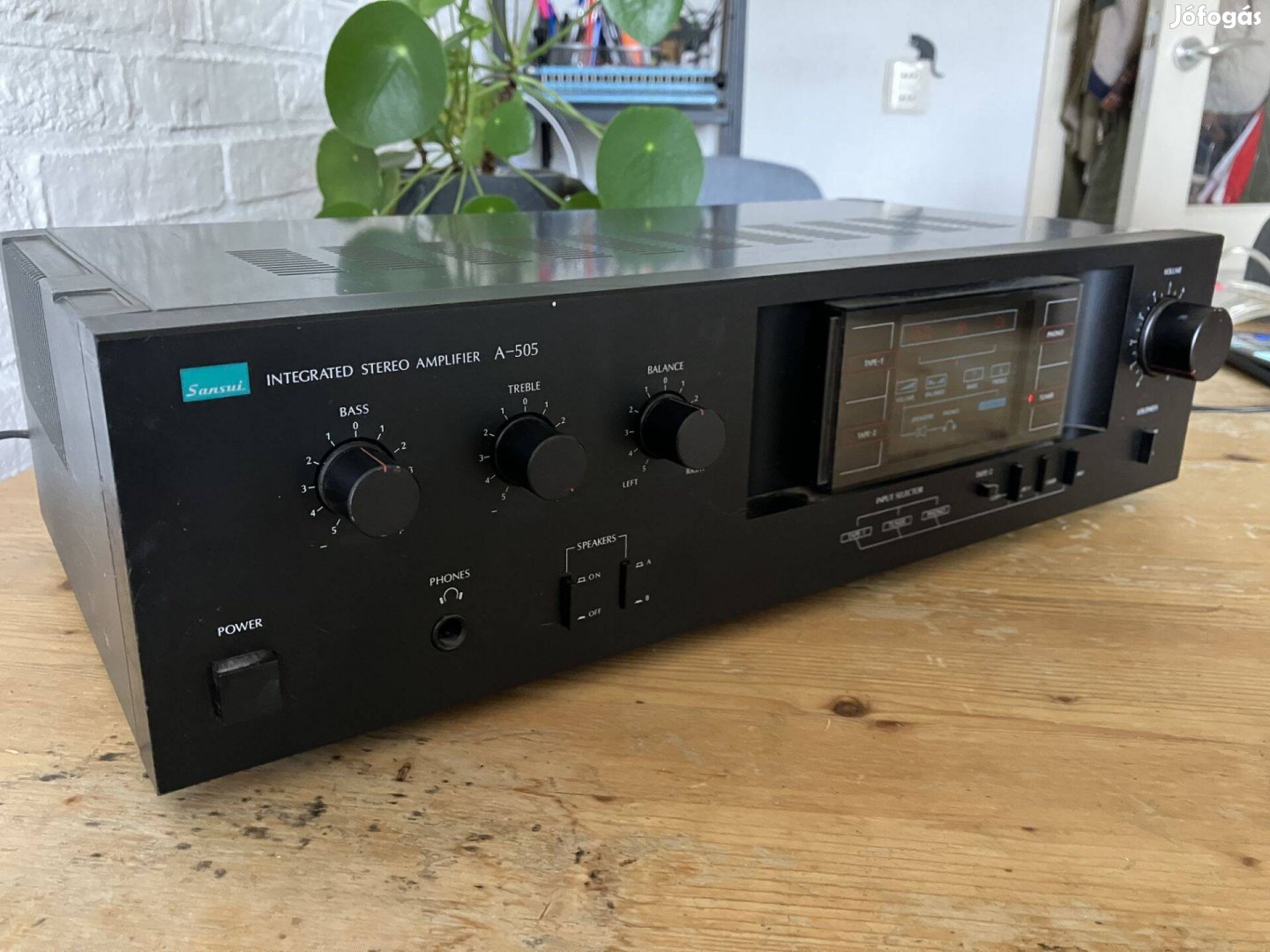 Sansui A-505 sztereó erősítő eladó szép állapotban - hibás