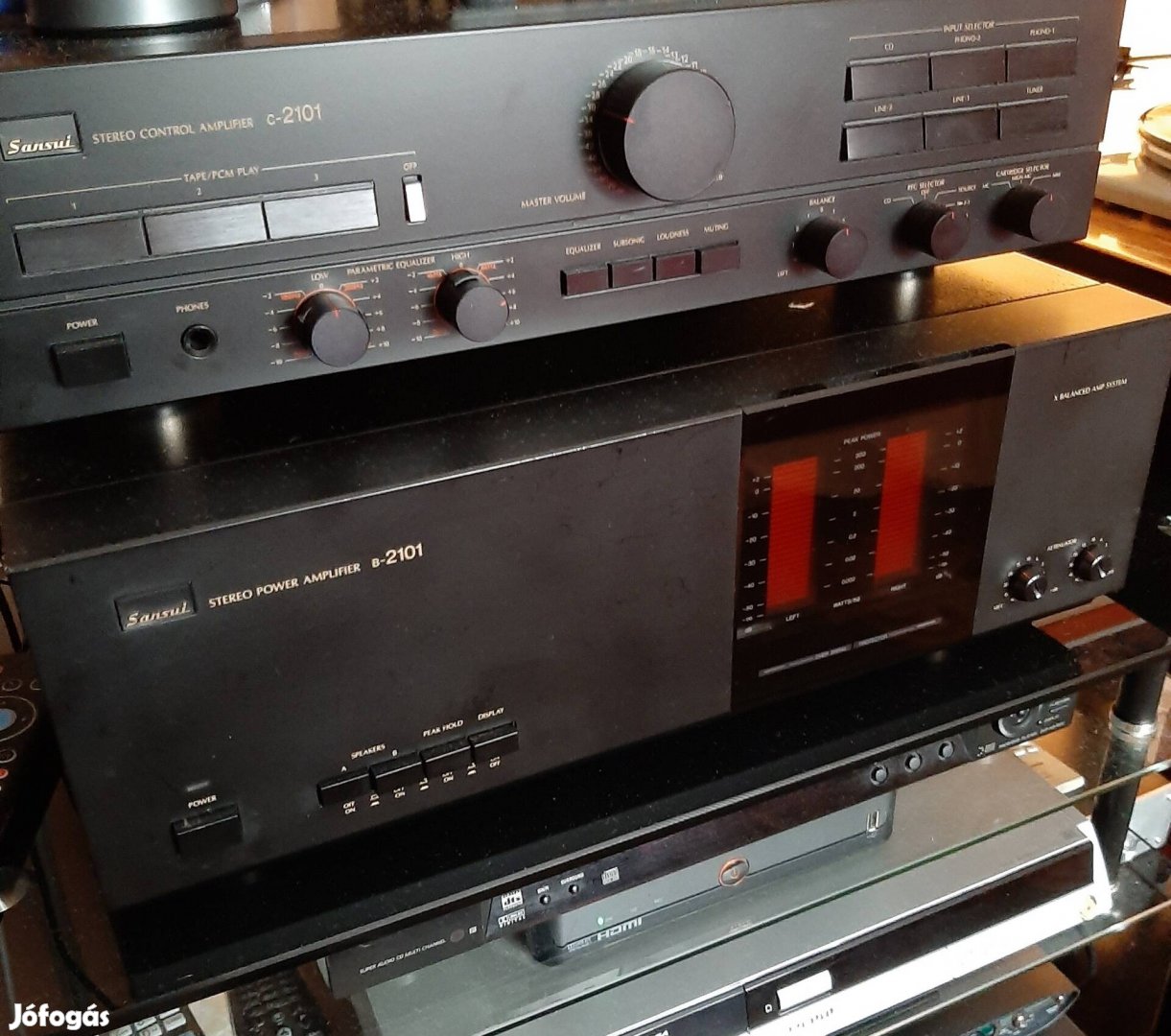 Sansui B2101 C2101 elő,végfok