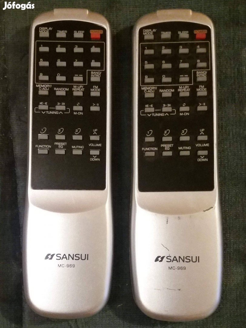 Sansui MC-969 hifi audio távirányító