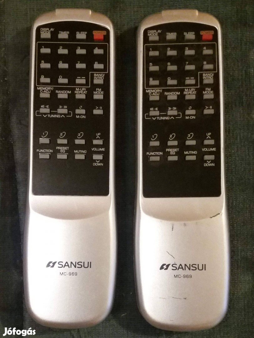 Sansui MC-969 hifi audio távirányító