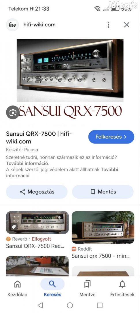 Sansui Qrx 7500 kérések 