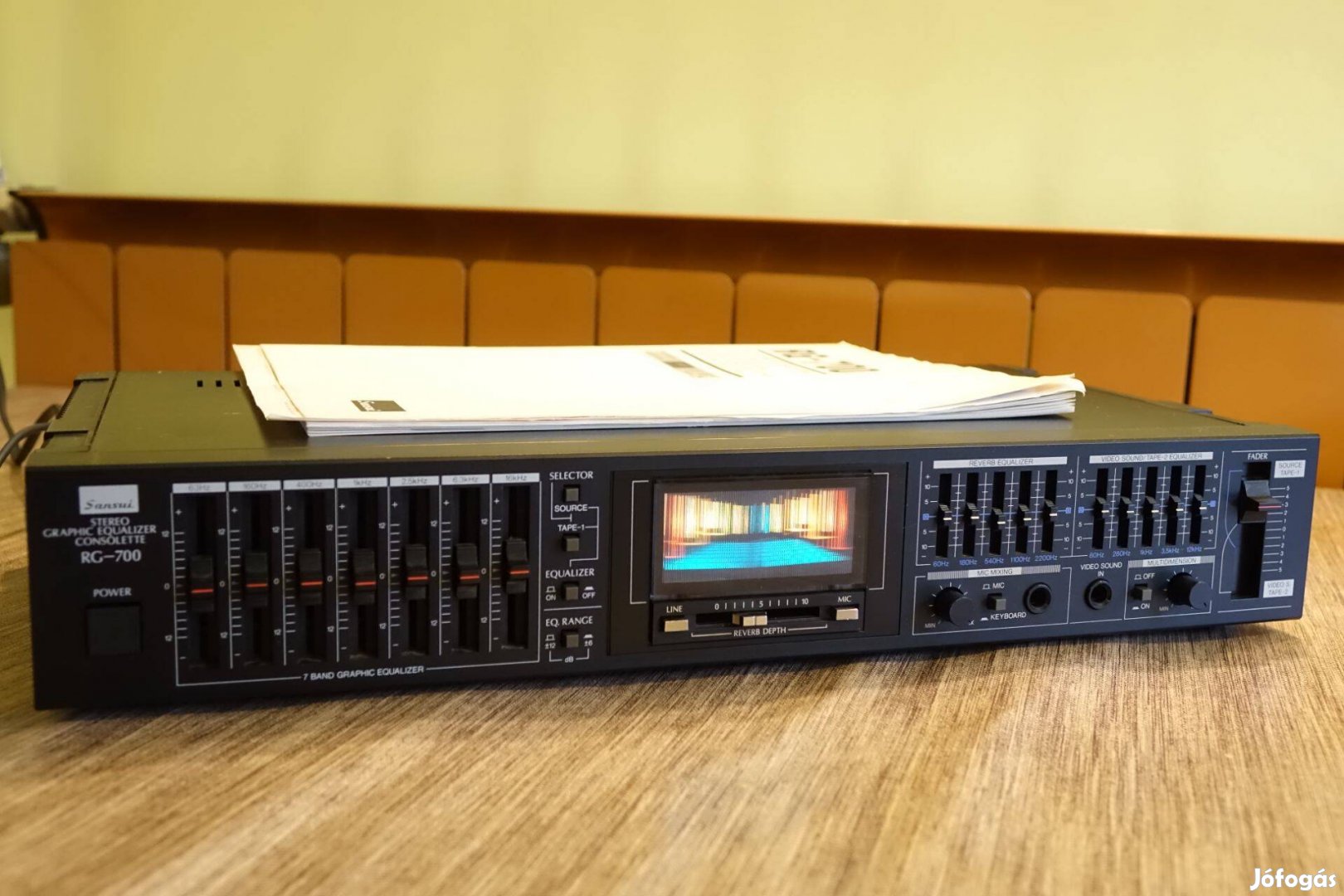 Sansui RG 700 eqalizer eq deck