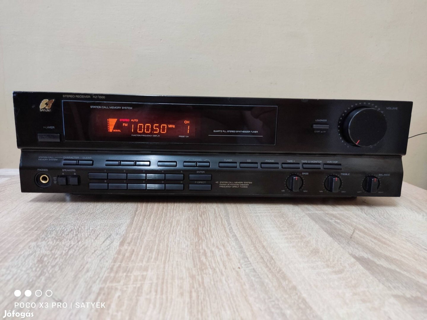 Sansui RZ-1500 hifi rádiós erősítő , receiver