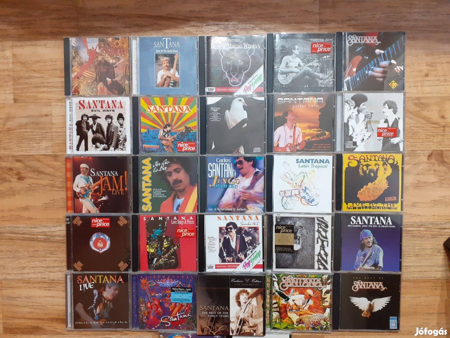 Santana CD lemezek egy csomagban (Újszerű, Svájcban vásárolt CD-k)