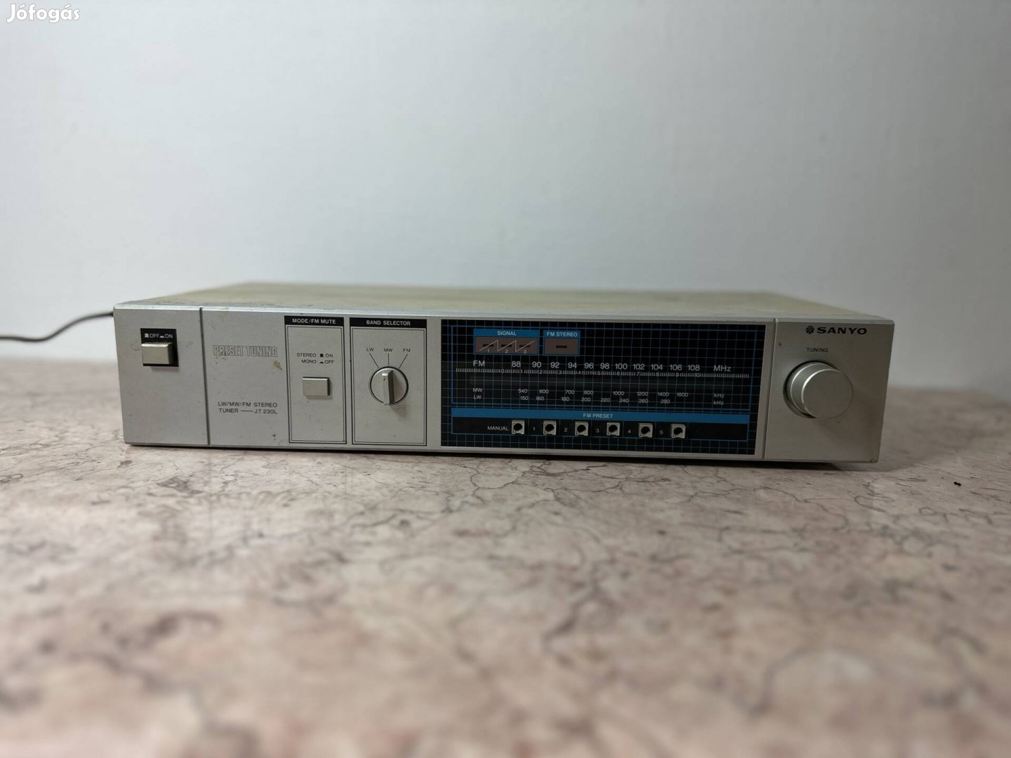 Sanyo JT 230L hifi rádió tuner