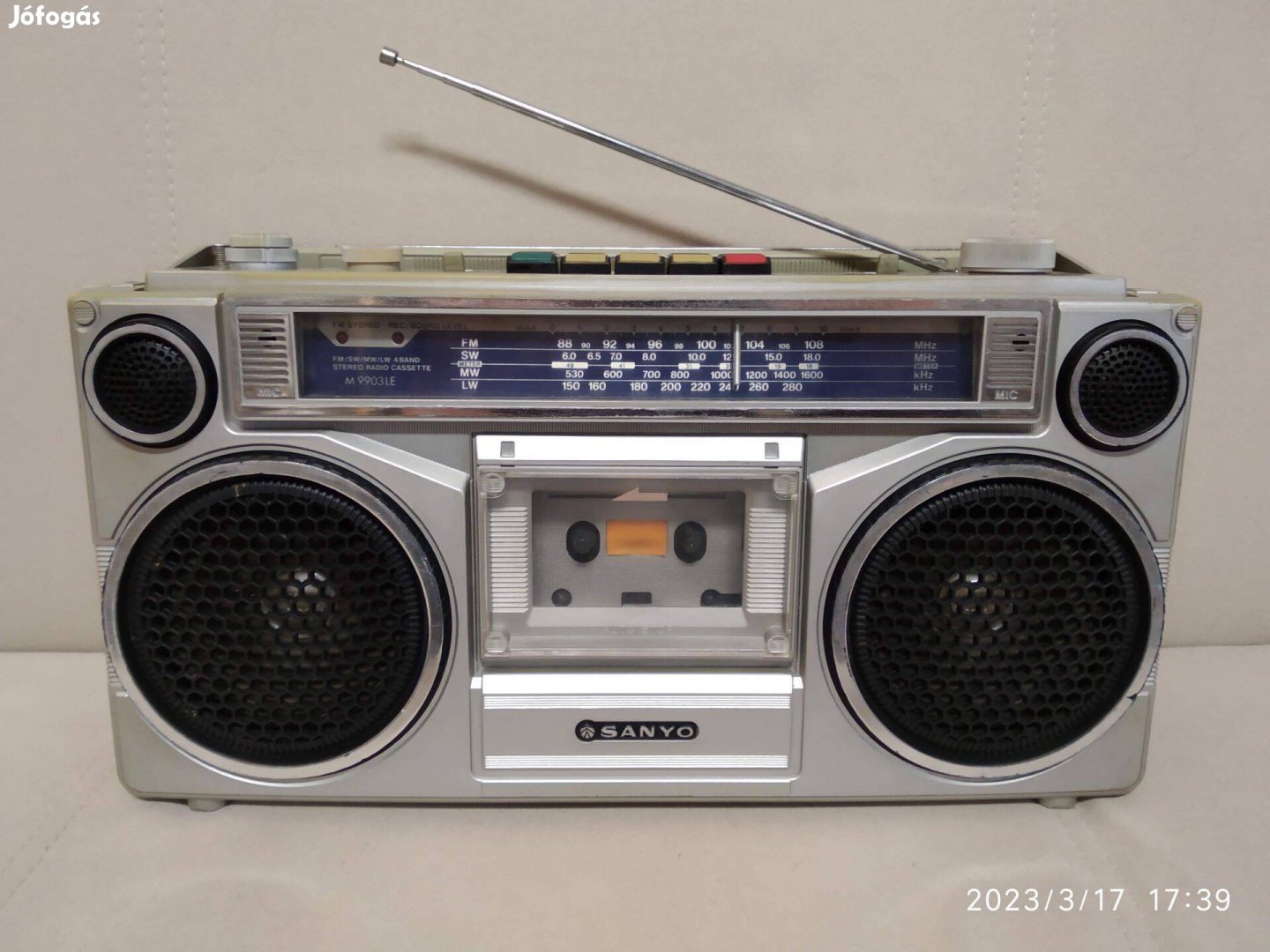 Sanyo M9903 Boombox Magnó - Hibás