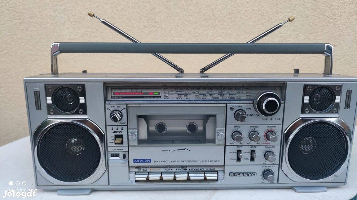 Sanyo M 7700 Rádió MAGNÓ Boombox Eladó !