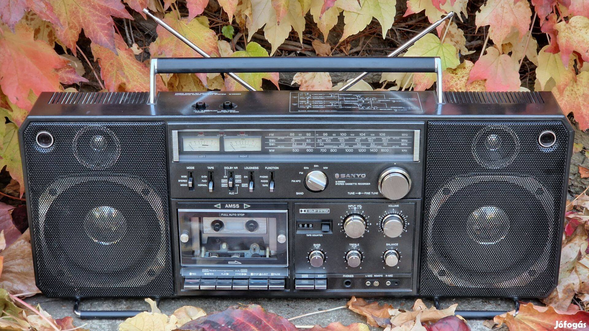 Sanyo M 9998K boombox eladó < magnó