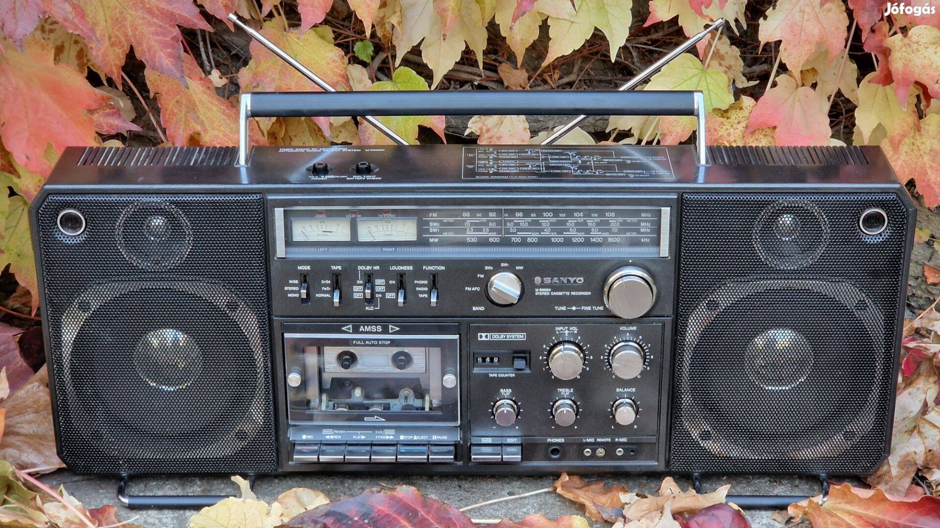 Sanyo M 9998K boombox eladó < magnó rádiósmagnó