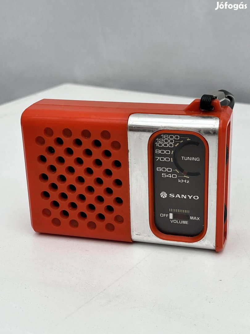 Sanyo RP-1250 rádió zsebrádió piros