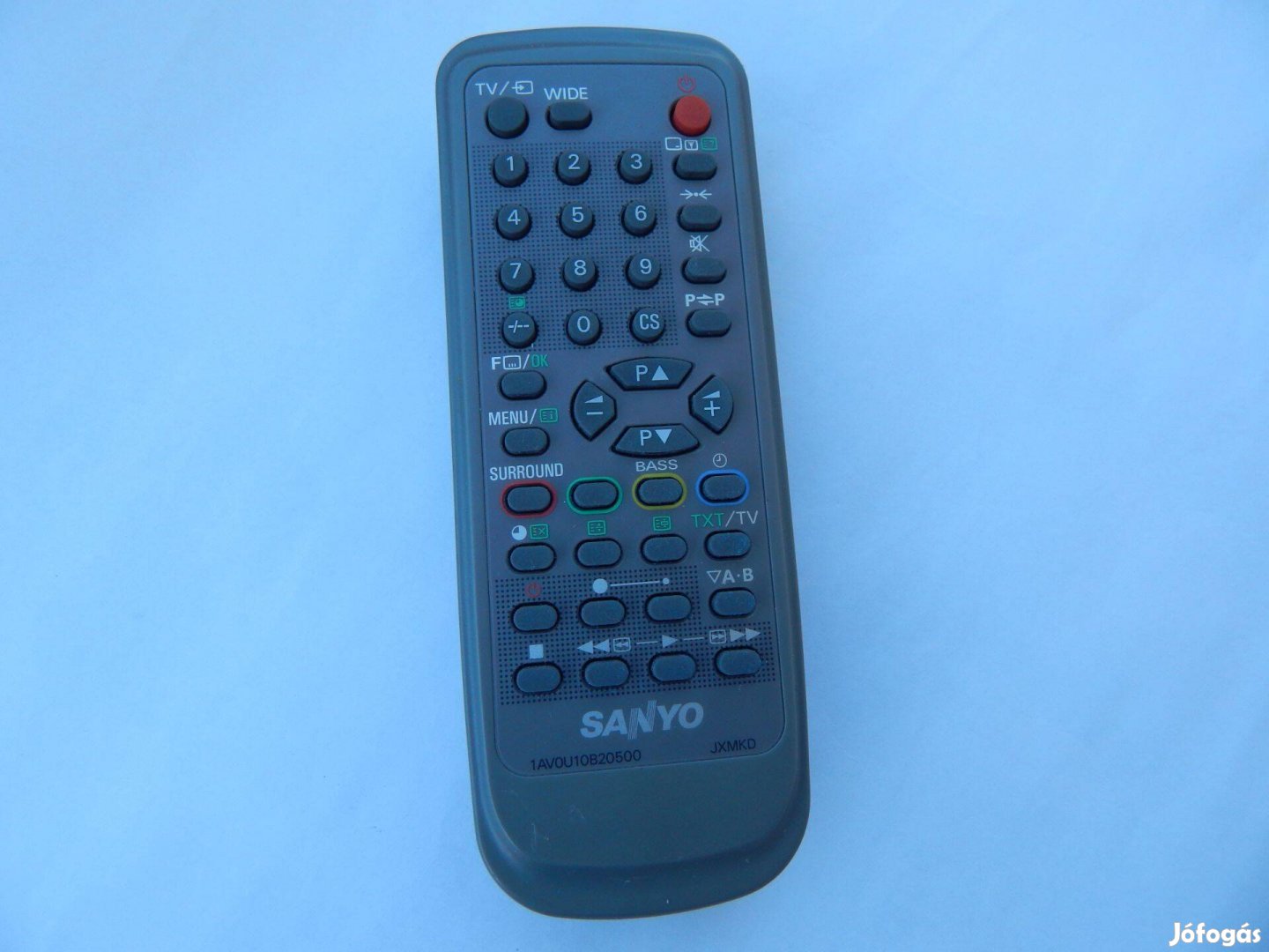 Sanyo TV 1AV0U10B20500 Jxmkd Sorozatú Távirányítója Eredeti