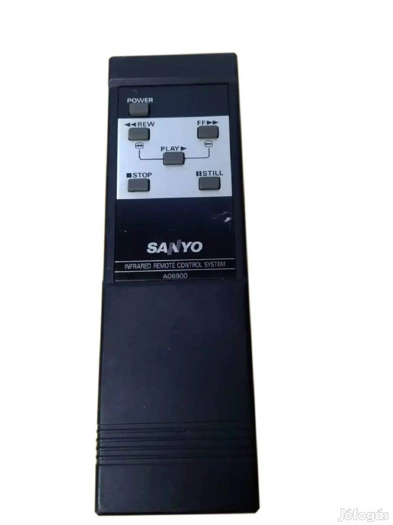 Sanyo VHS Videólejátszó A06900 Tipusú Távirányítója Origi