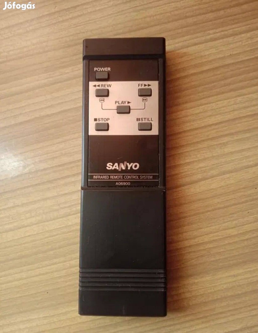 Sanyo VHS Videólejátszó A06900 Tipusú Távirányítója Origi