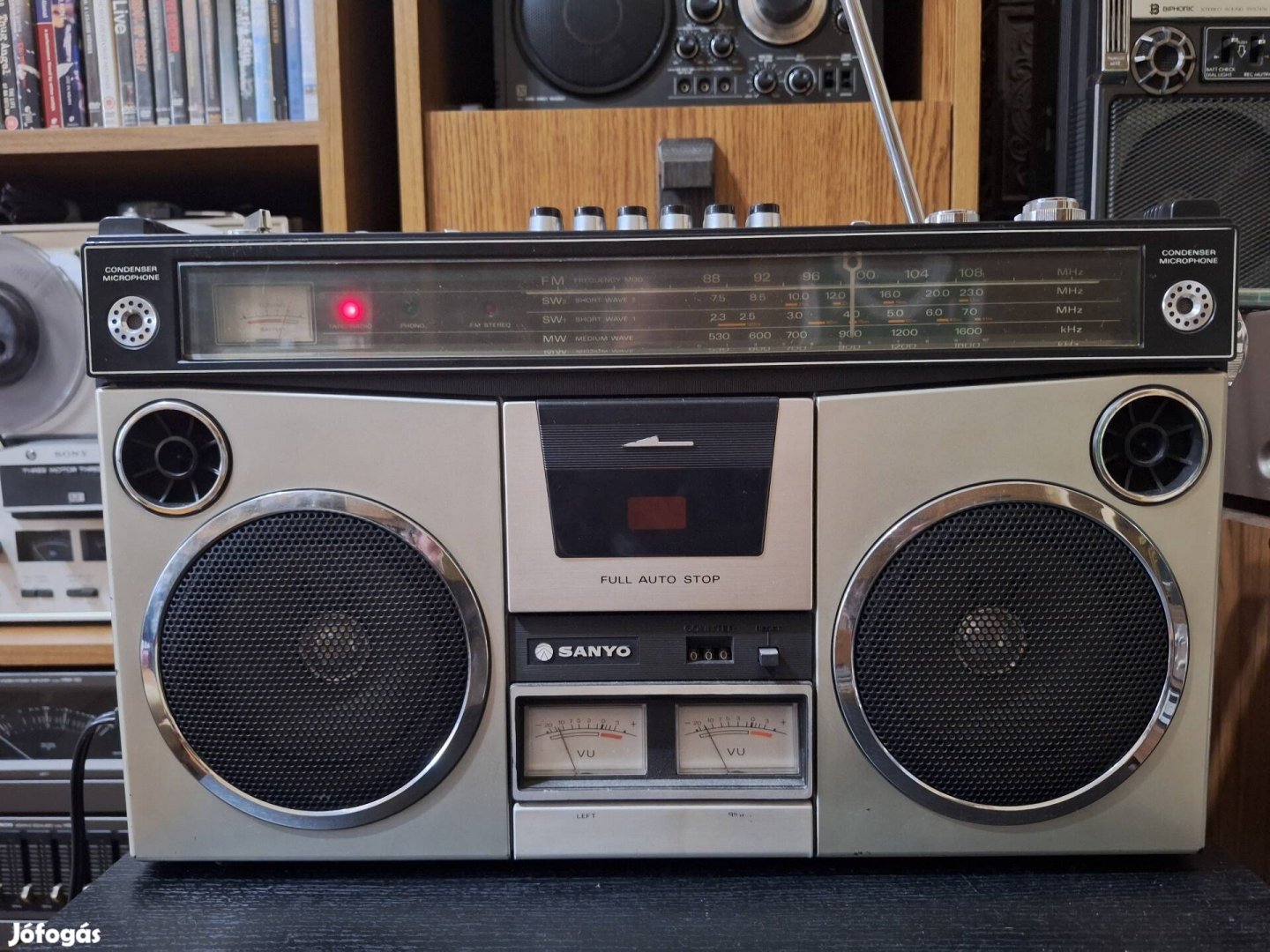 Sanyo boombox rádiós magnó 