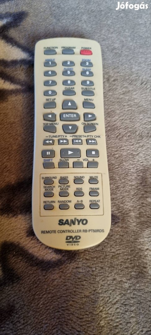 Sanyo dvd távirányító 