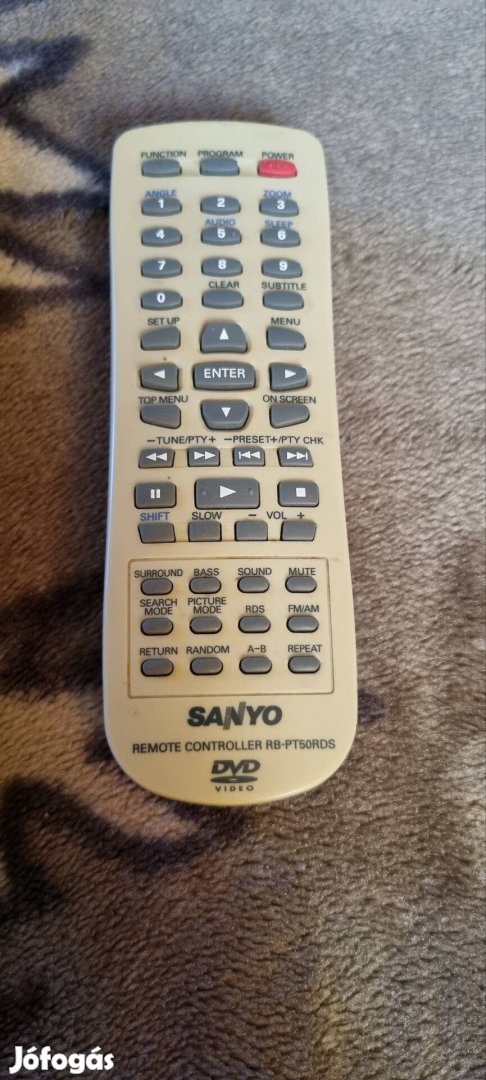 Sanyo dvd távirányító 