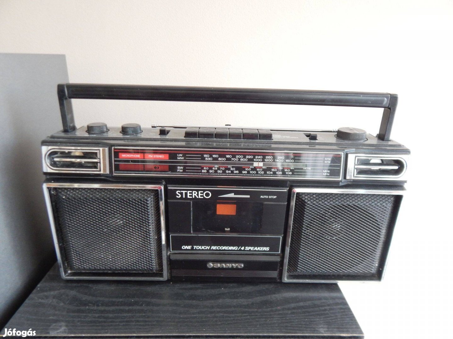 Sanyo kazettás boom box kazetta rész működik