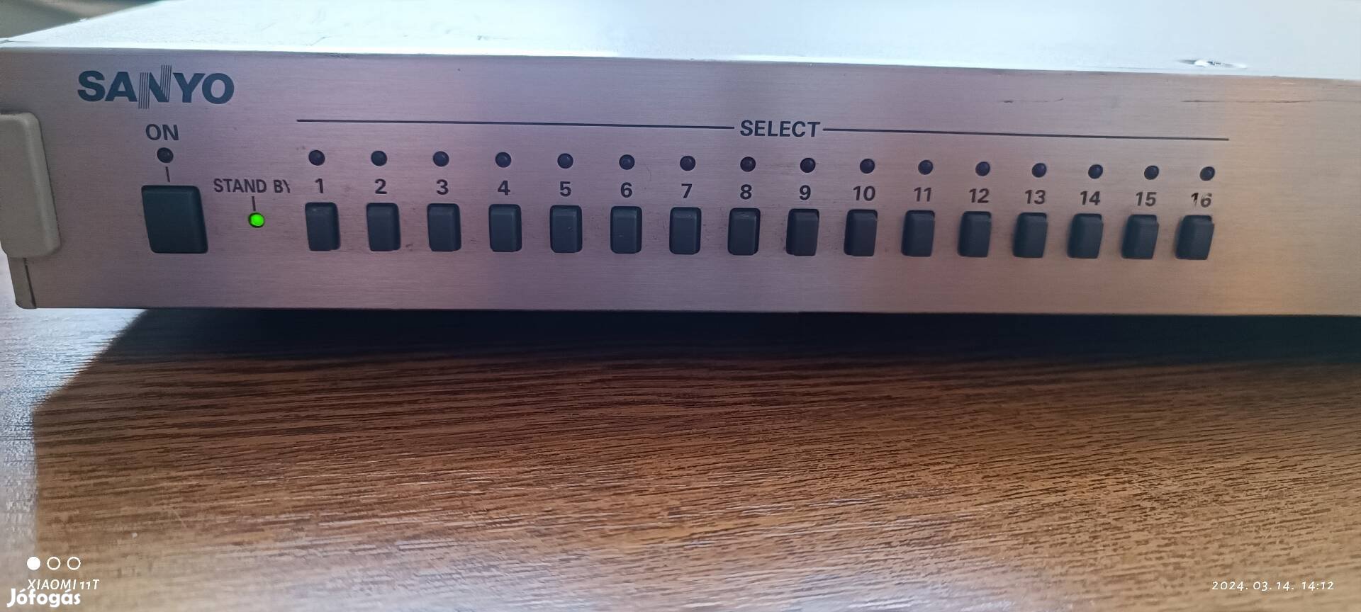Sanyo mpx md16 analóg multiplexer. Kiváló állapotú. Posta 