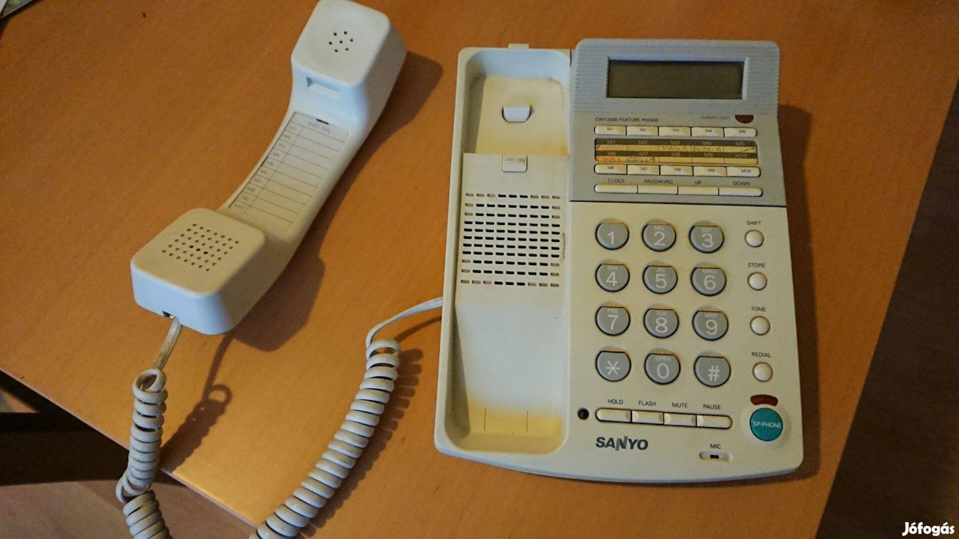 Sanyo telefon vezetékes, LCD