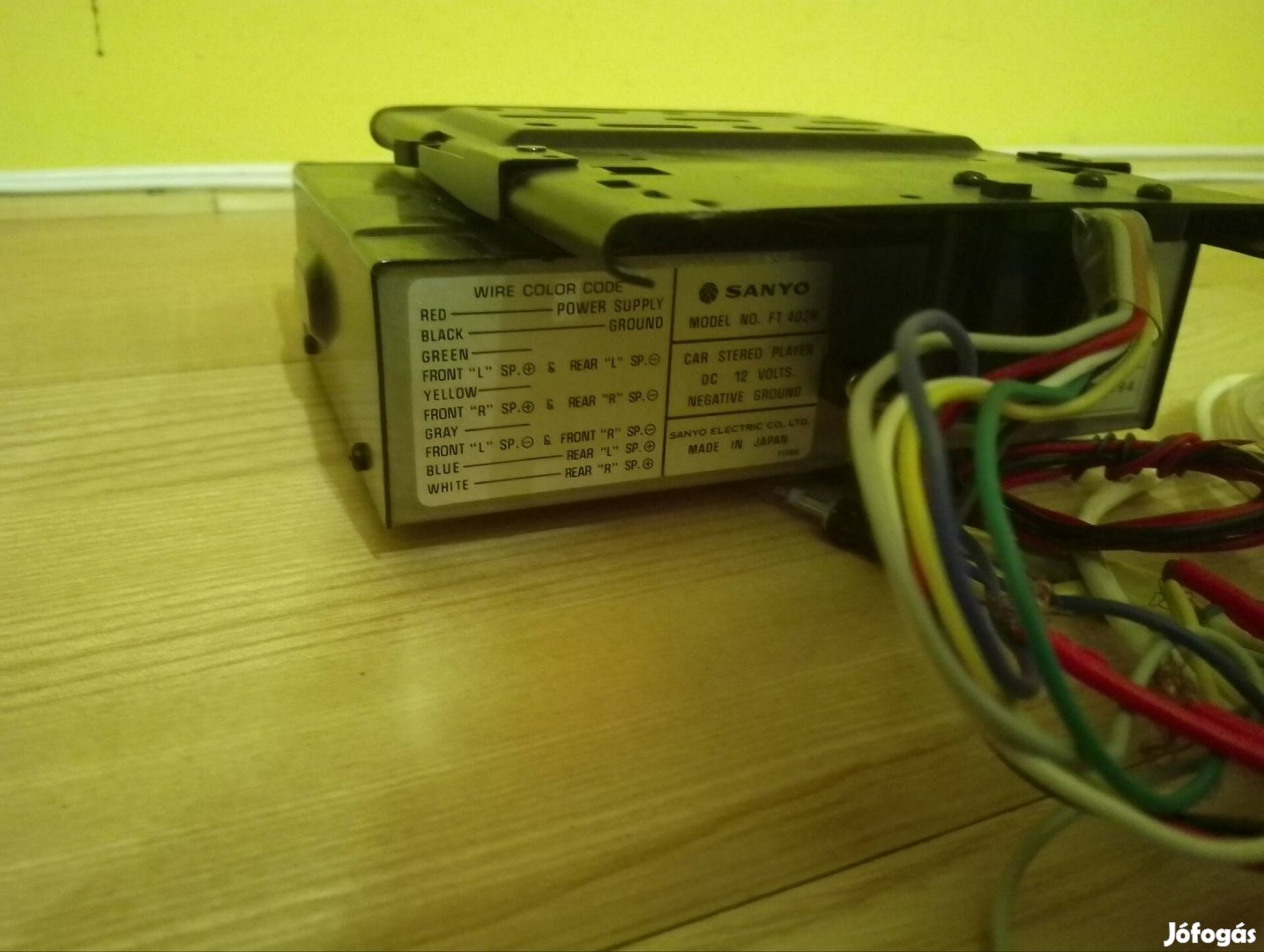 Sanyo vintage autós magnó gyűjtőknek