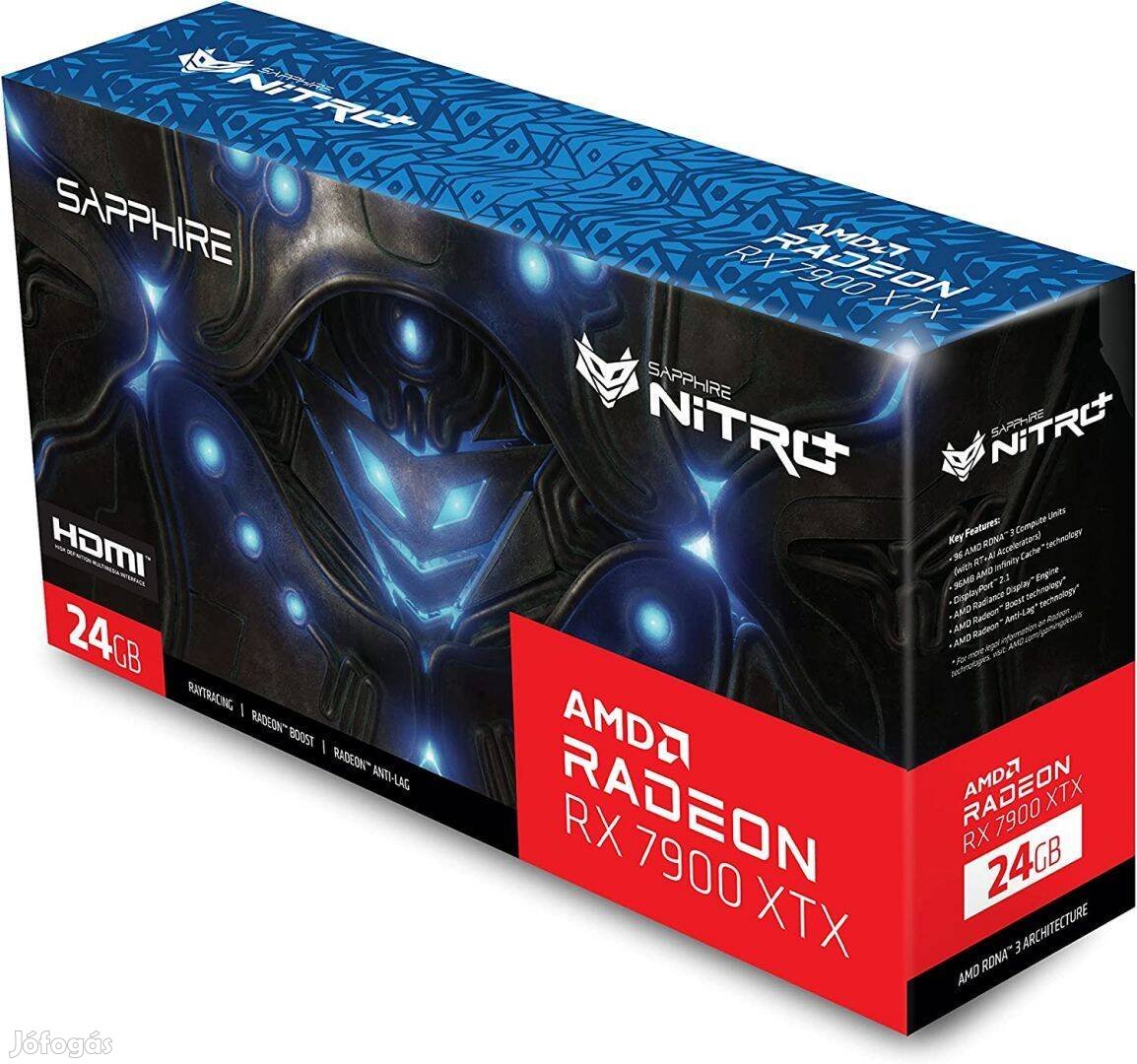 Sapphire Radeon RX 7900Xtx 24GB DDR6 Nitro+ Gaming OC Vapor-X (11322-0