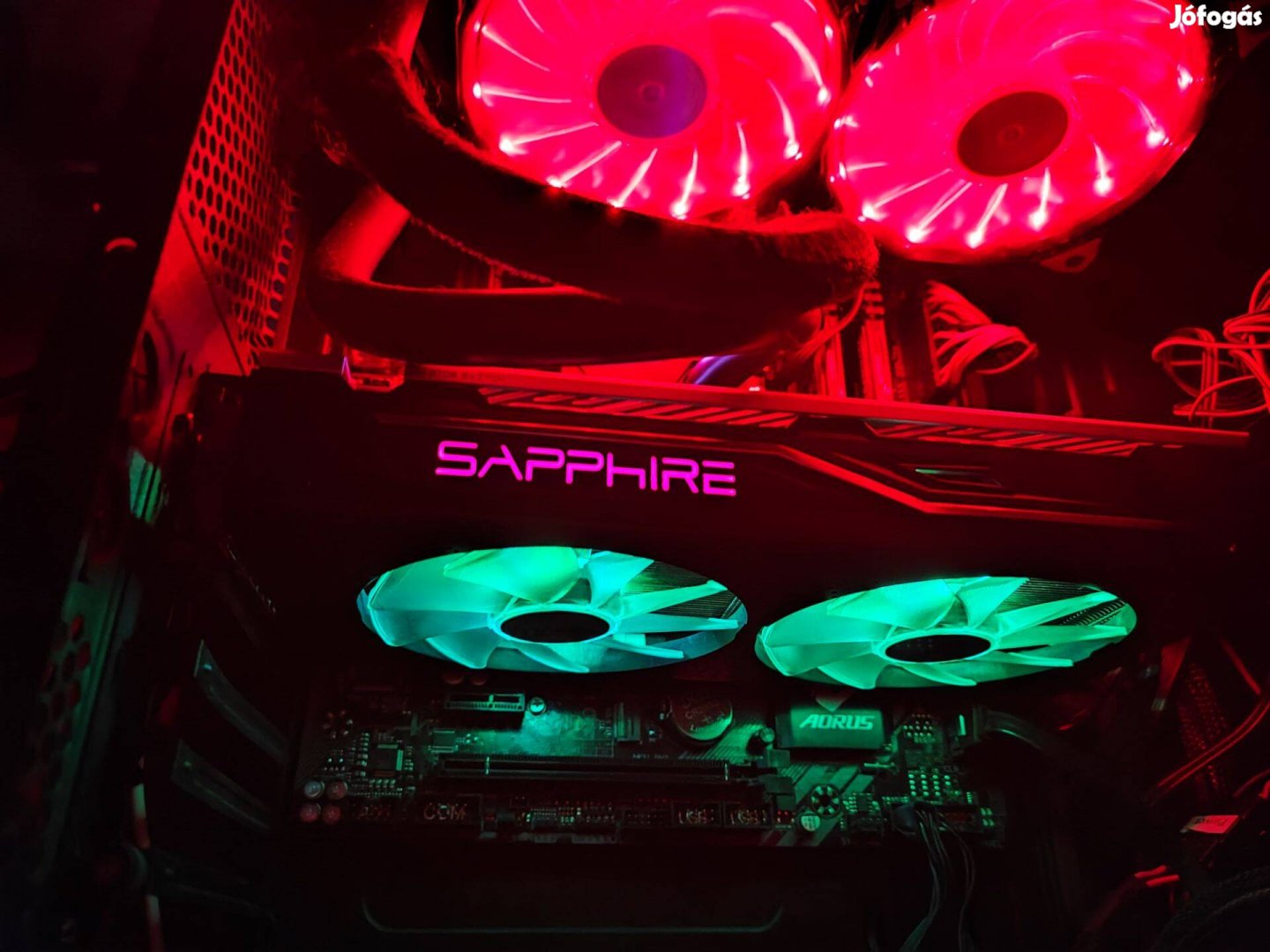 Sapphire Rx 470 Nitro 4gb világítós ventikkel