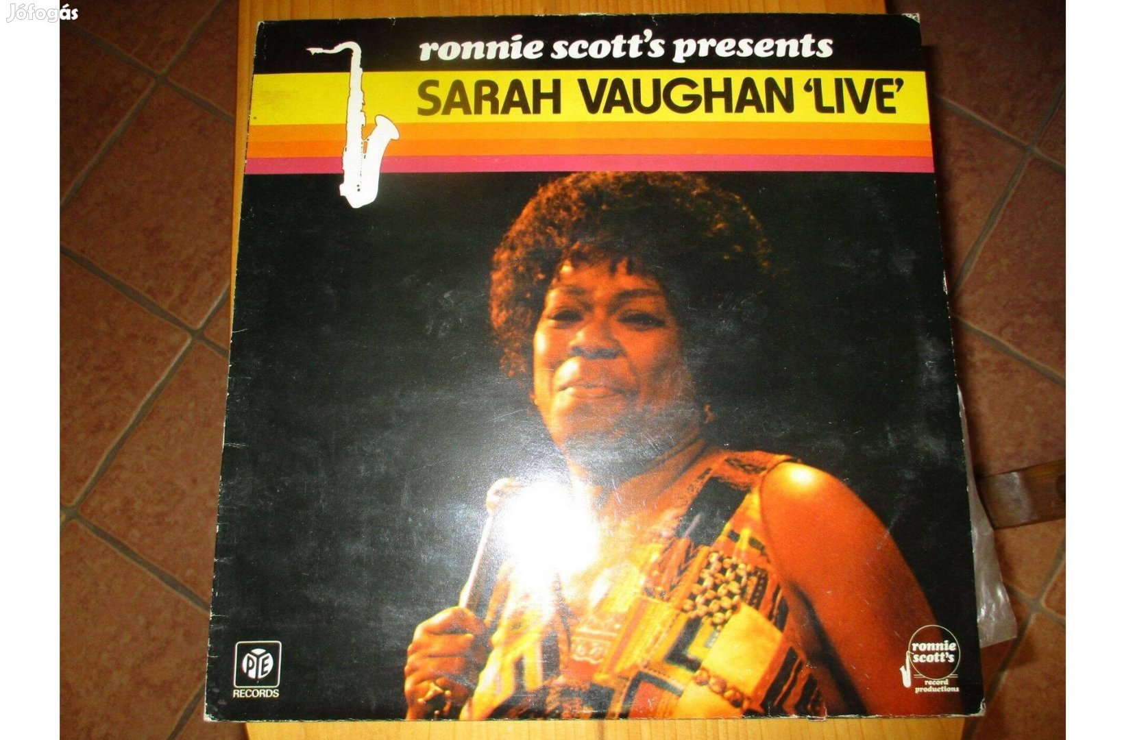 Sarah Vaughan live bakelit hanglemez eladó