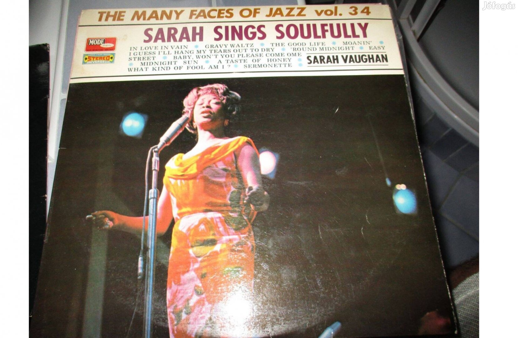 Sarah Vaughan vinyl hanglemez eladó