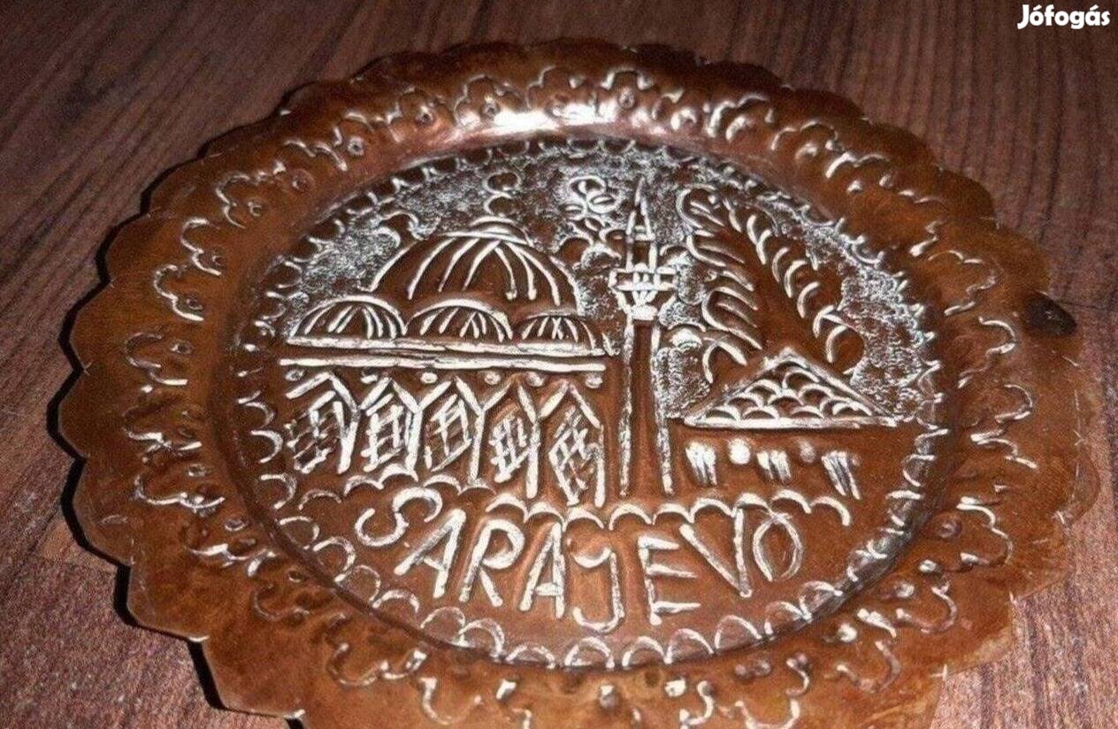 Sarajevo réz tálka 10 cm
