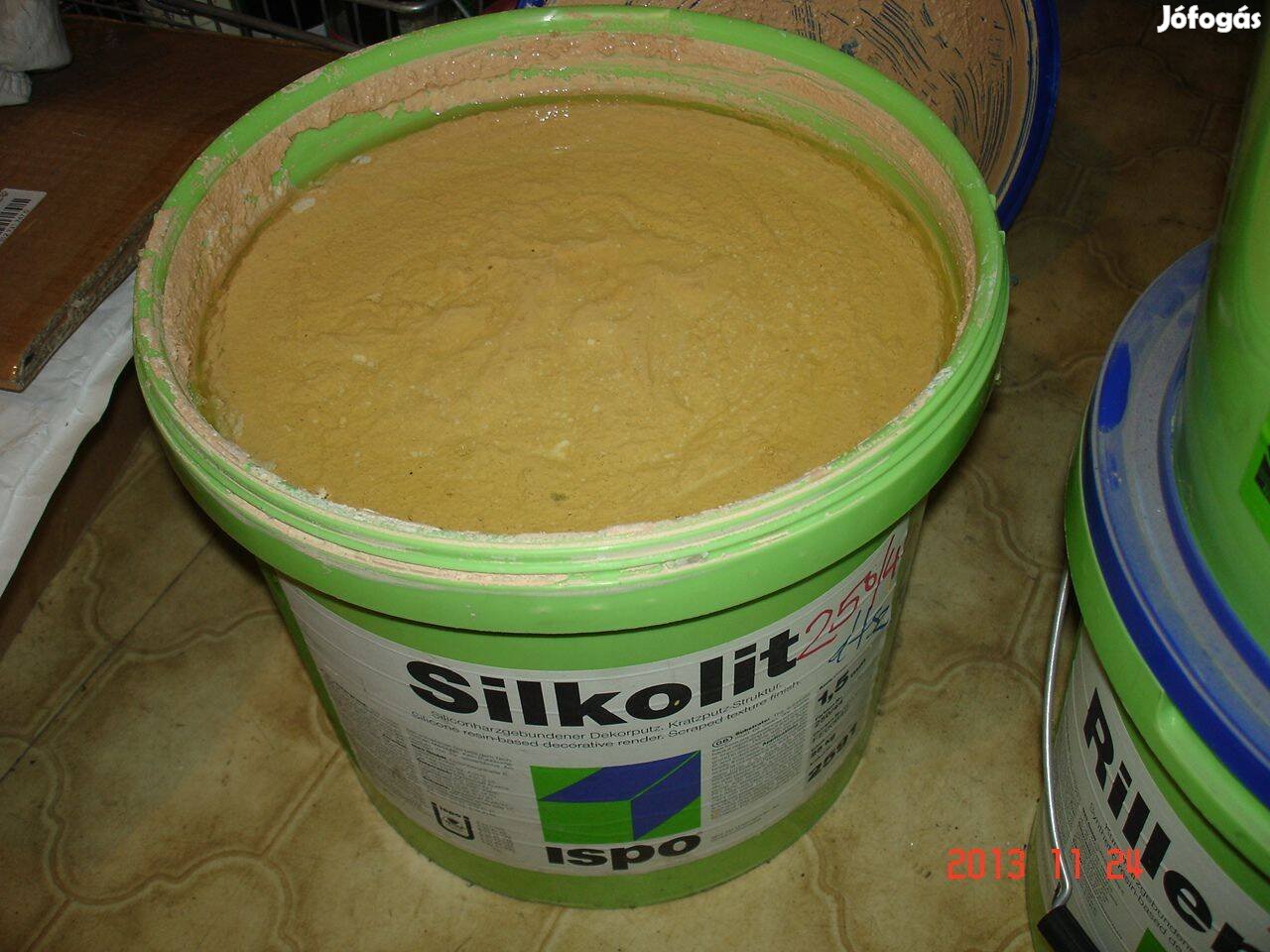 Sárga K 1.5 szilikonos vékonyvakolat - 25 kg - kb. 10 m2
