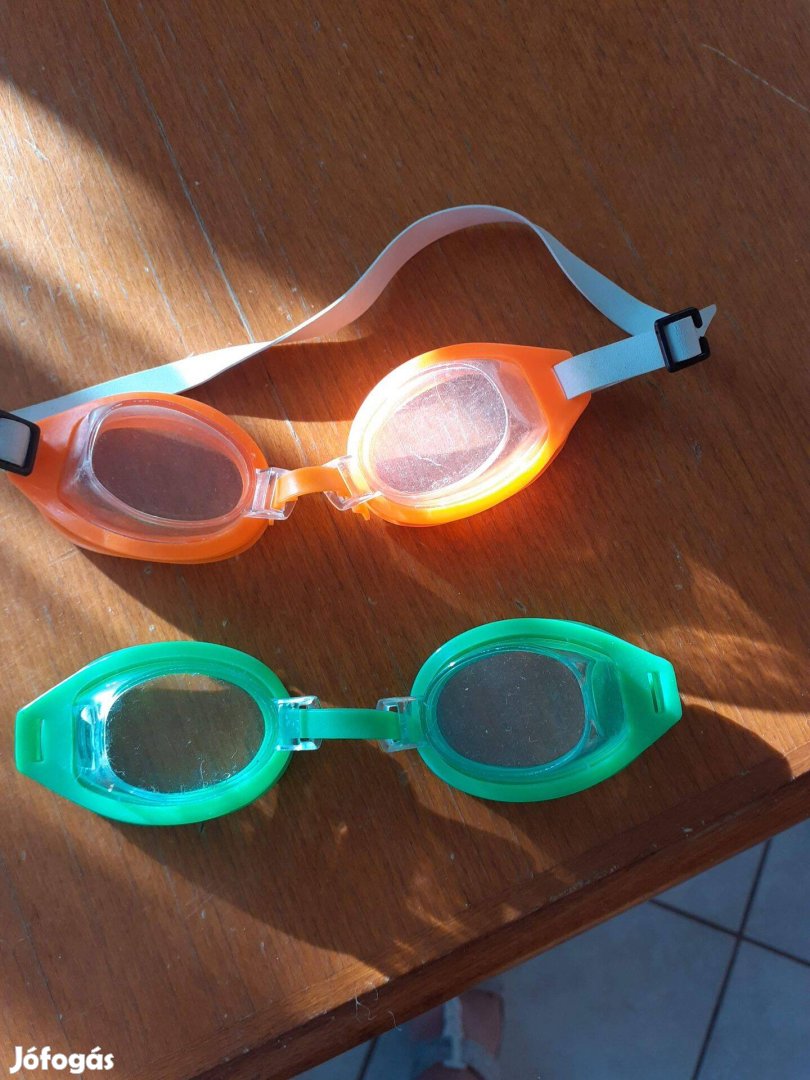 Sárga és zöld gyerek úszó szemüveg egybe a kettő