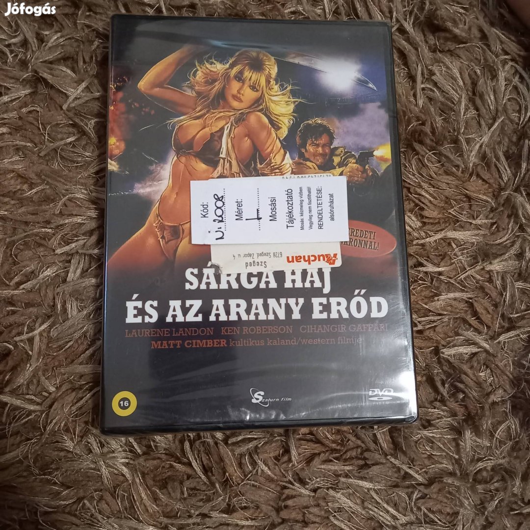 Sárga haj és az arany erőd - western dvd - bontatlan