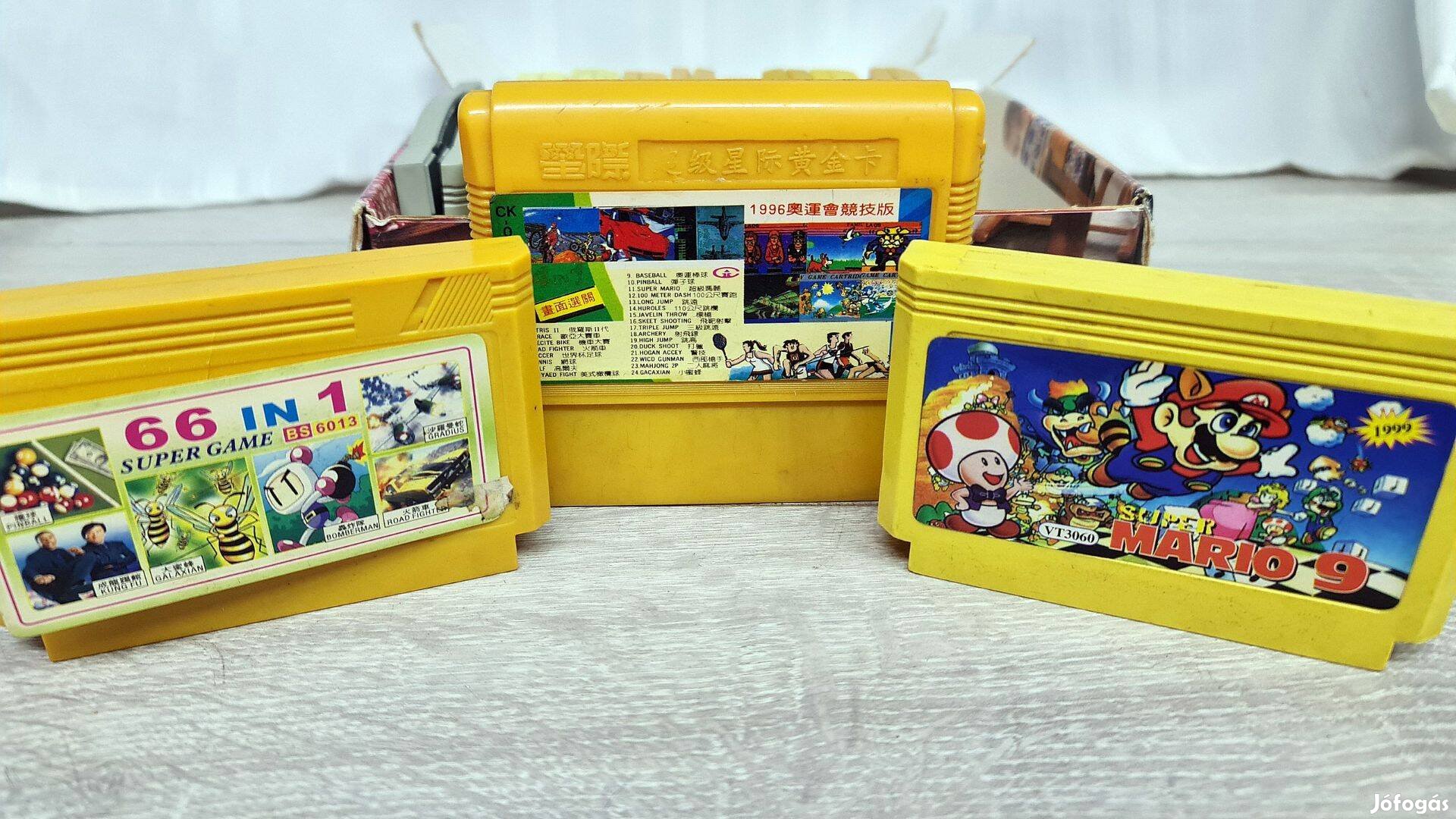 Sárga játék kazetták eladók