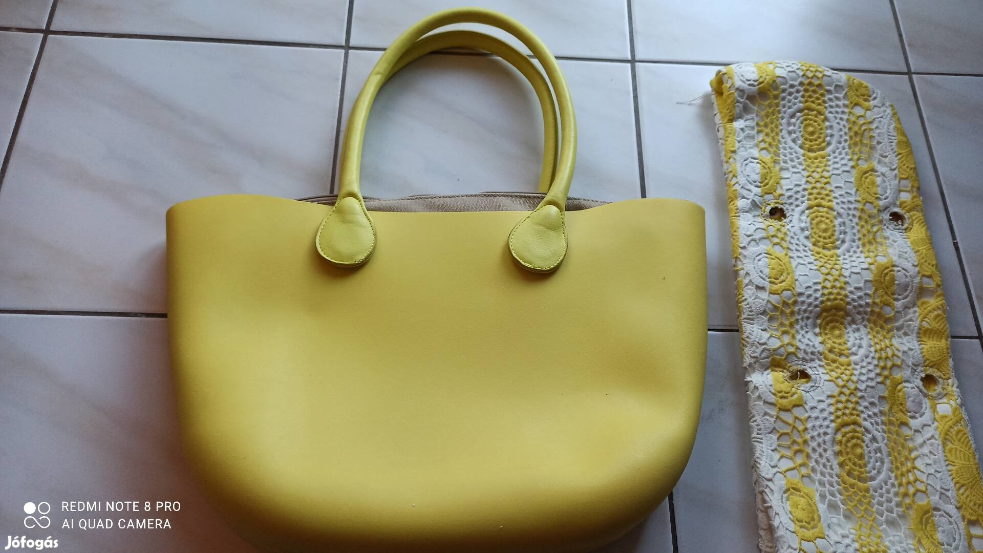 Sárga női táska 