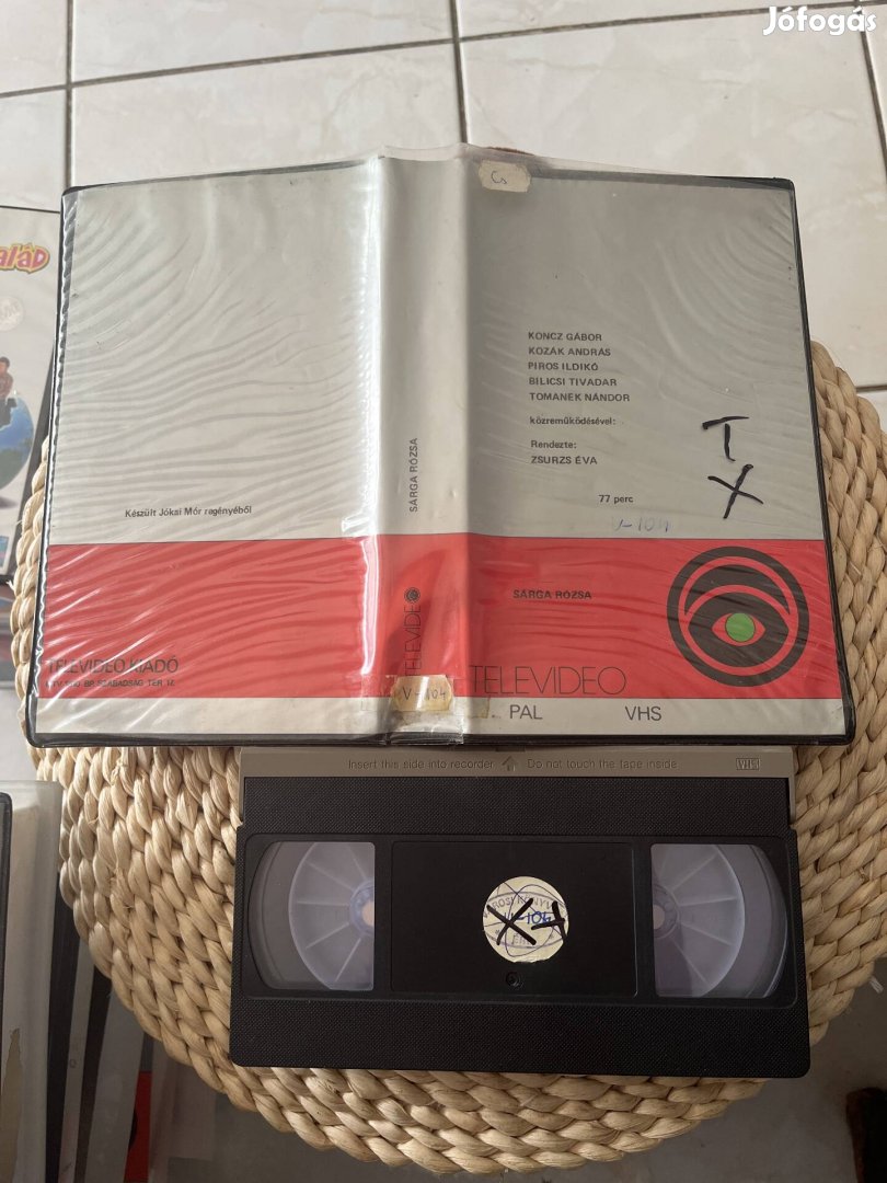 Sárga rózsa vhs televideo